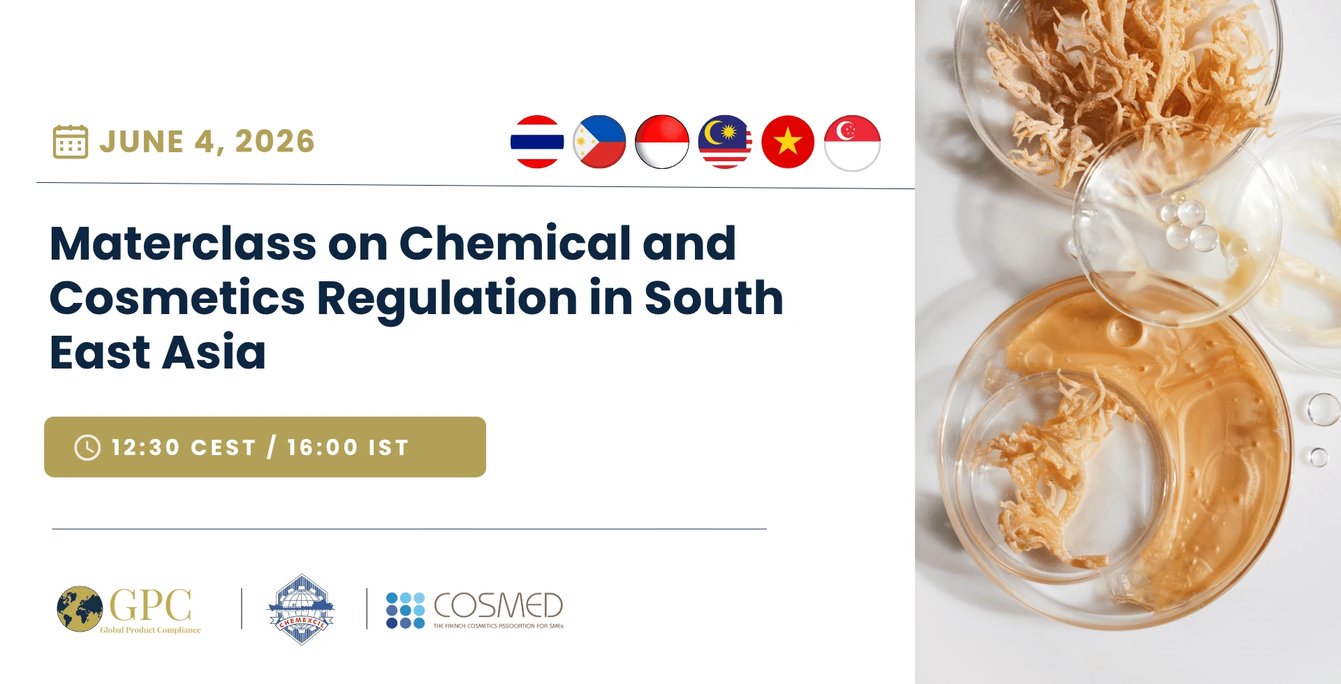 Materclass on Chemical and Cosmetics Regulation in South East Asia